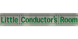 Little Conductor's Room Sign