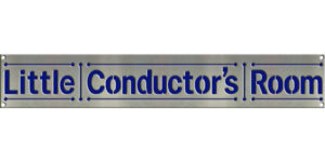 Little Conductor's Room Sign
