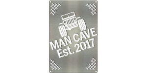 Jeep Man Cave Sign