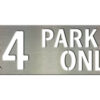 4”x16” 4X4 Parking Only Tile