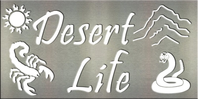 8”x16” Desert Life Tile