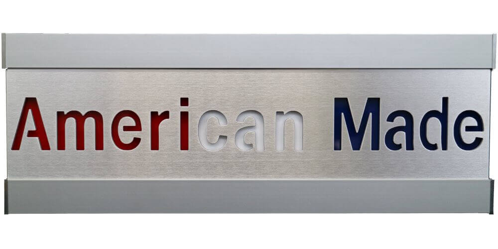 American Made Single Row w/Silver Frame