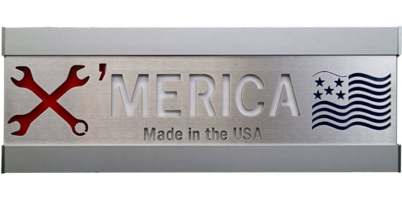 'Merica Single Row w/Silver Frame