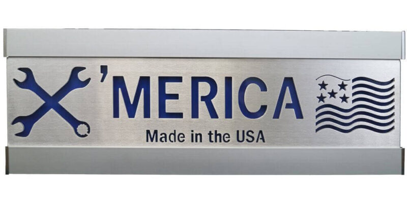 'Merica Single Row w/Silver Frame