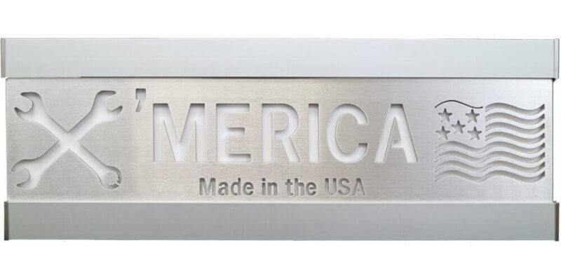 'Merica Single Row w/Silver Frame