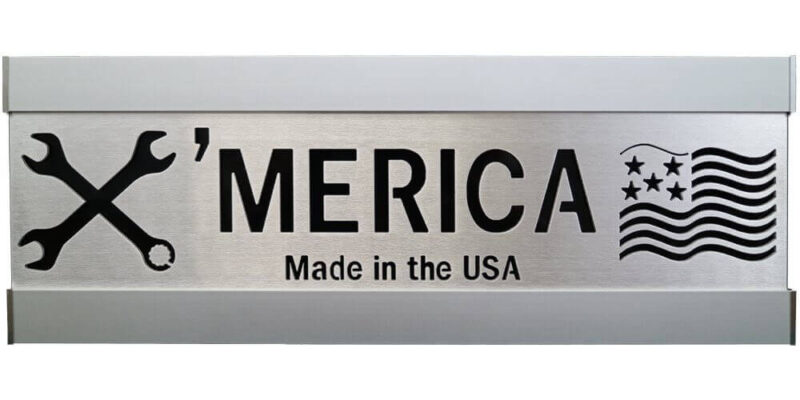 'Merica Single Row w/Silver Frame