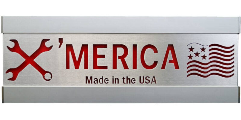 'Merica Single Row w/Silver Frame