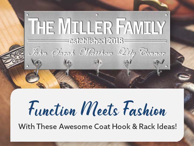 Function Meets Fashion With These Awesome Coat Hook and Rack Ideas!