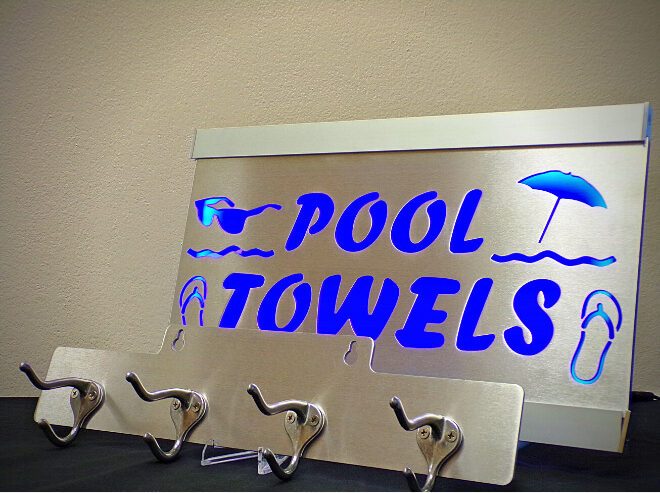 Pool Towels w Optional Hook Attachment