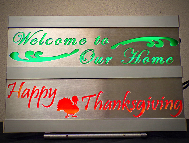 Welcome to Our Home Happy Thanksgiving